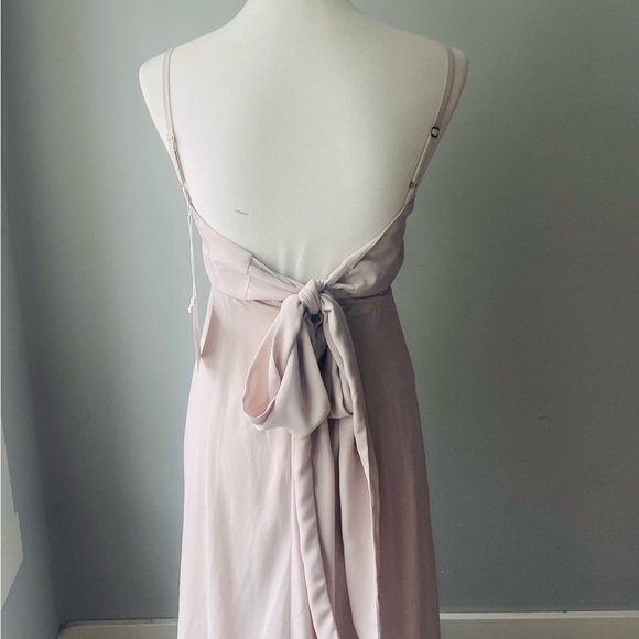 Show Me Your MuMu Pink Spaghetti Strap Gown NWT - Picture 7 of 9